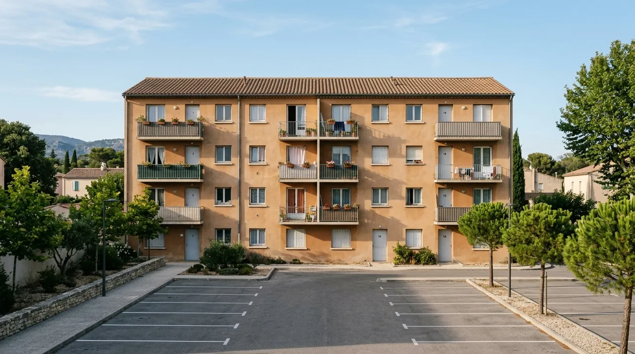 Logements sociaux dans le quartier Nouvel Horizon à Privas