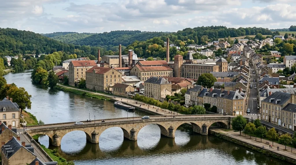 Vue de Givors dans le Rhône