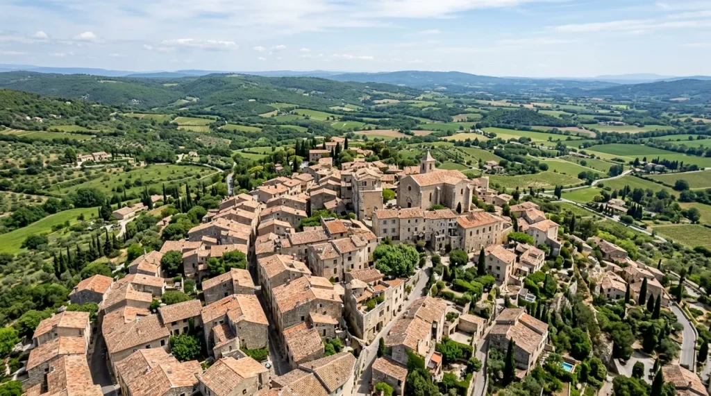 Vue panoramique de Montélimar et ses toits provençaux