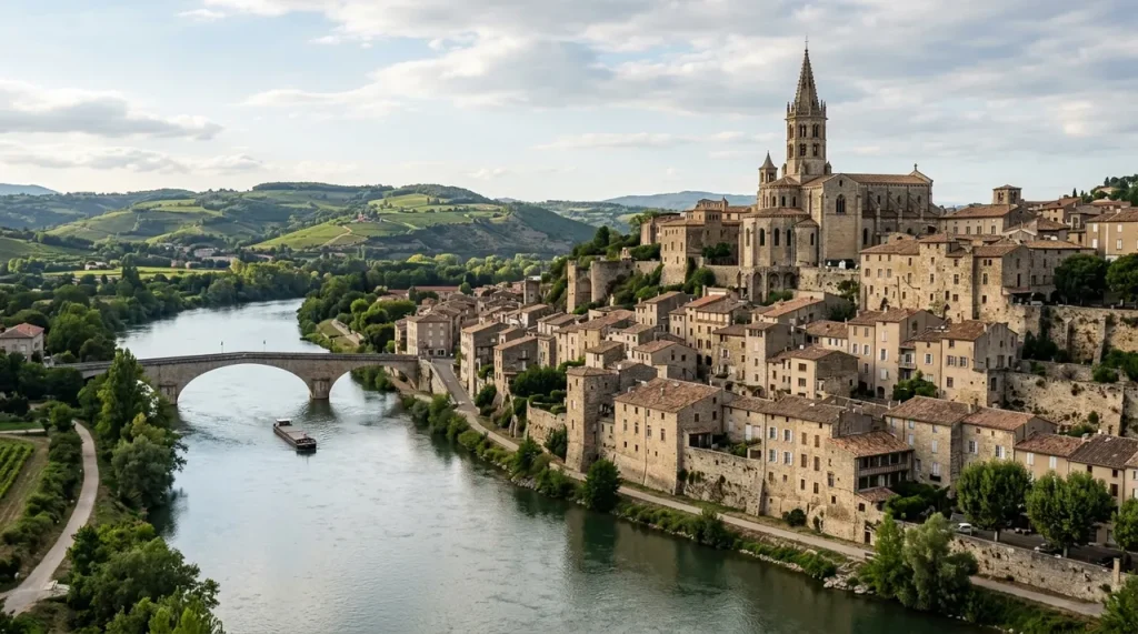 Vue de Valence dans la Drôme