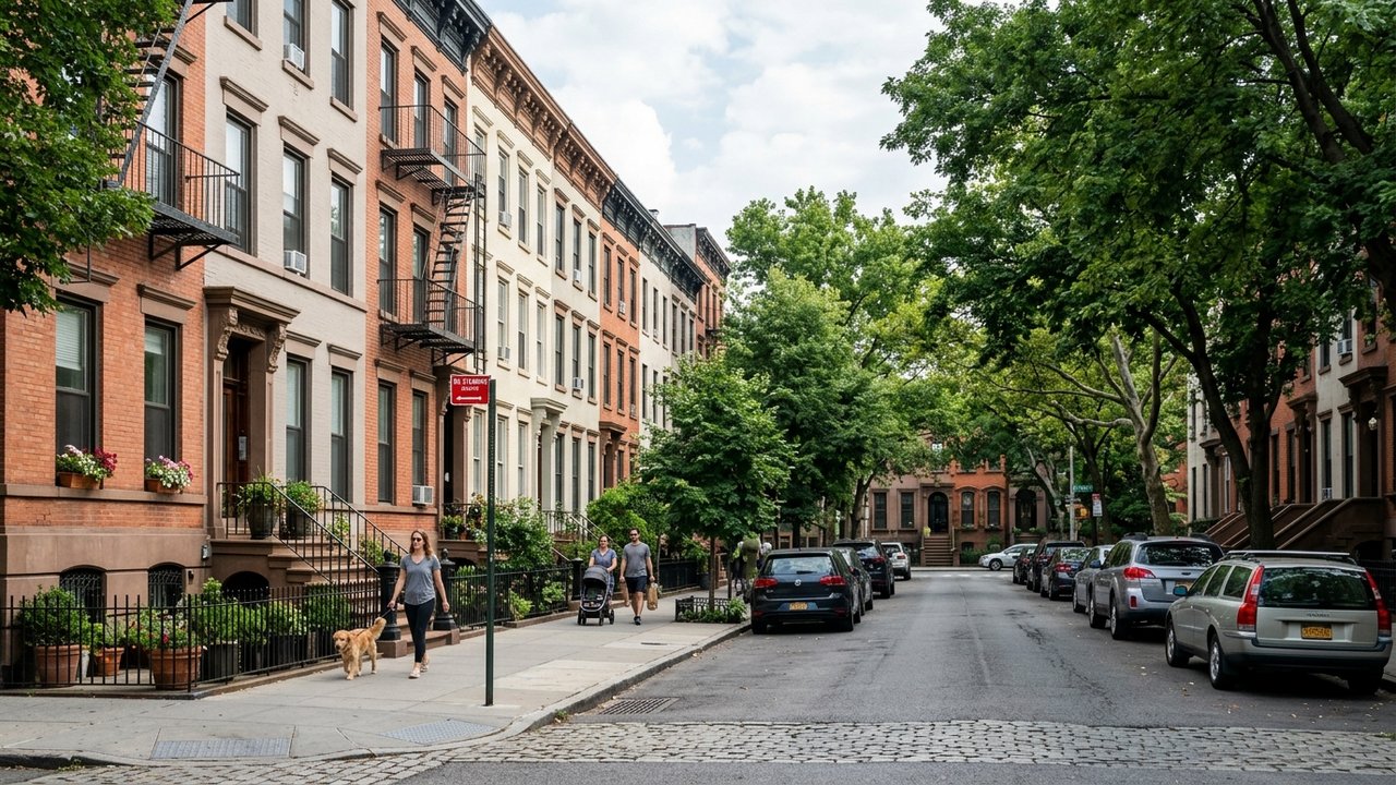 Quartier urbain d'Annonay avec immeubles résidentiels
